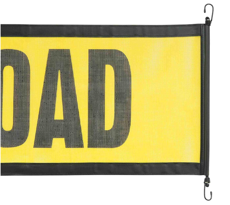 PVC  Nylon Mesh Oversize Load Truck Banner - 